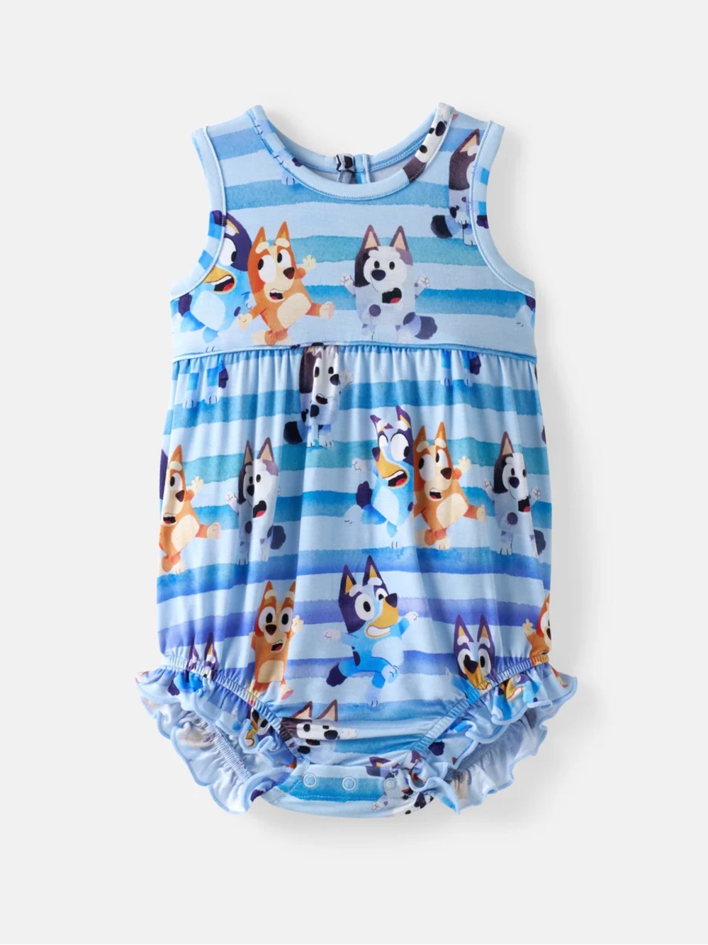 Little Sleepies Bluey Dance All Day Bamboo Bubble Romper